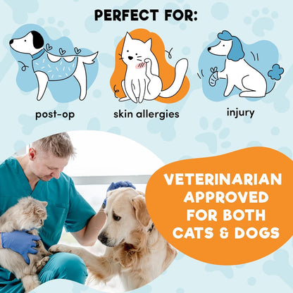 Soft Inflatable Recovery Collar for Pets