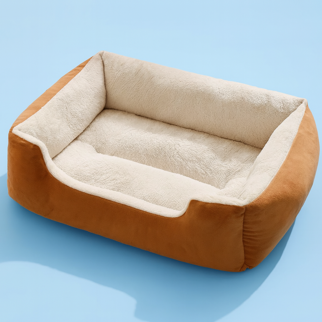 Dual Pet Plush Bed