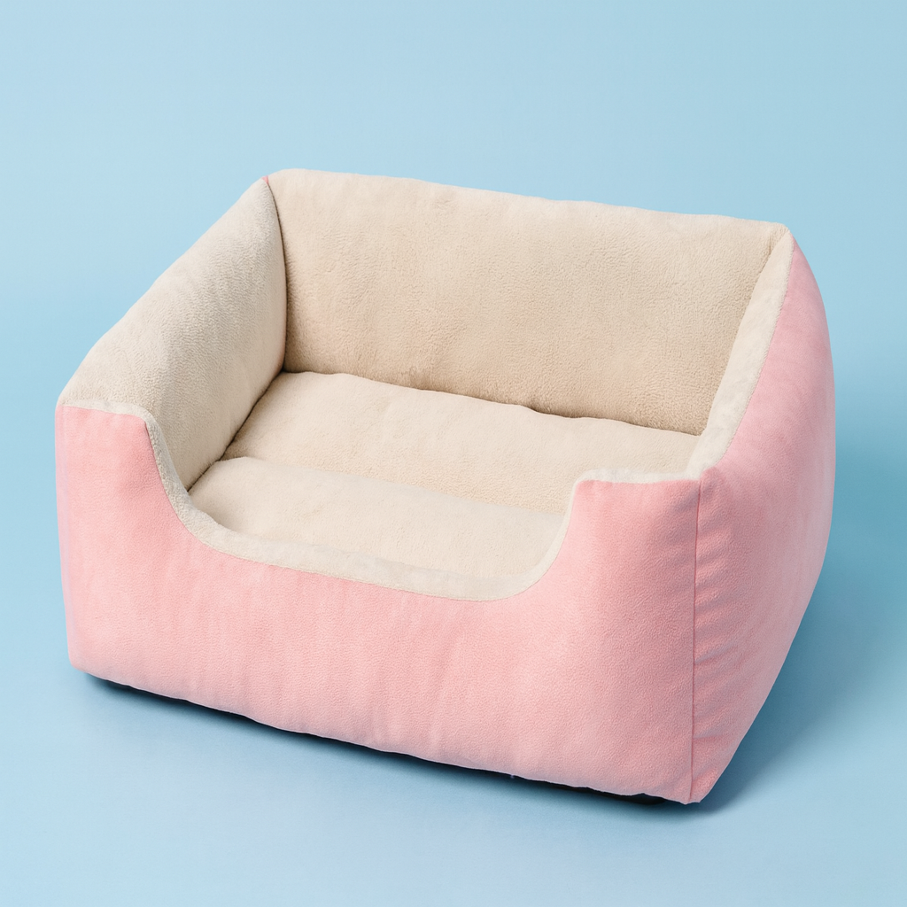 Dual Pet Plush Bed